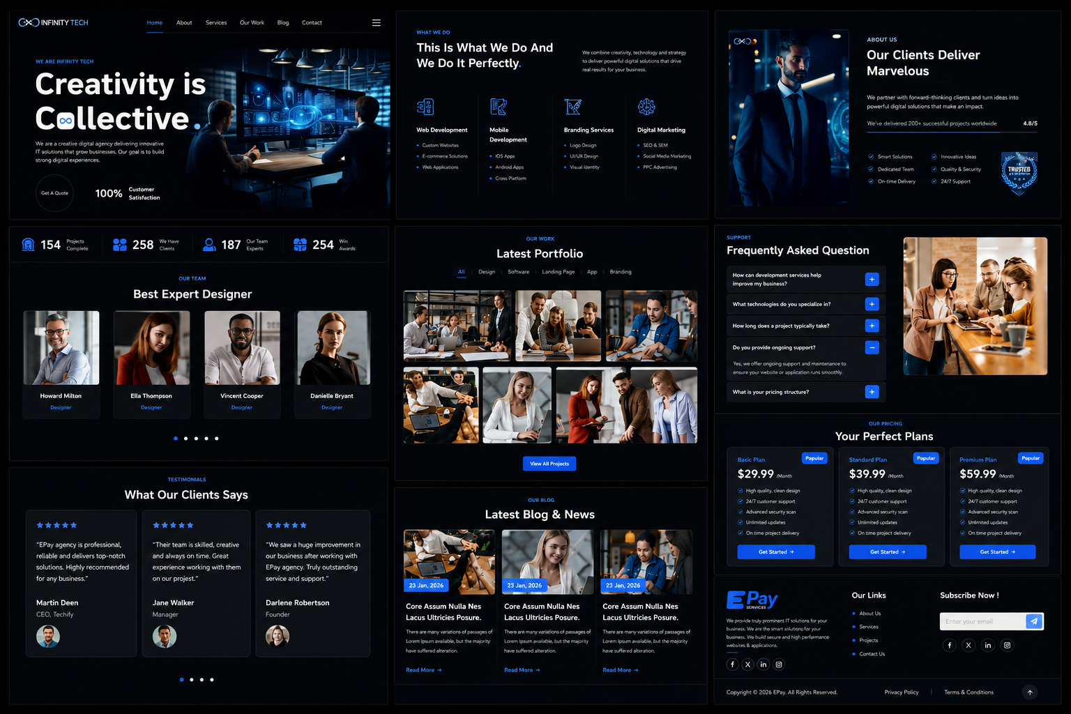 MK Infinity Tech Website